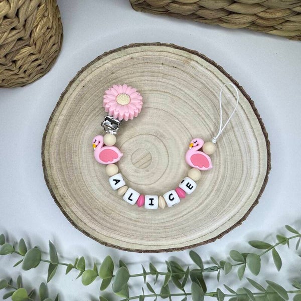 Catenella portaciuccio •Fenicottero•