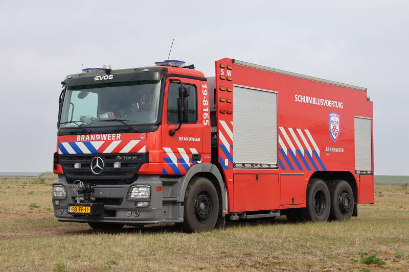 SB 19-8165 Bedrijfsbrandweer EVOS Terneuzen Voormalig demovoertuig Hilton