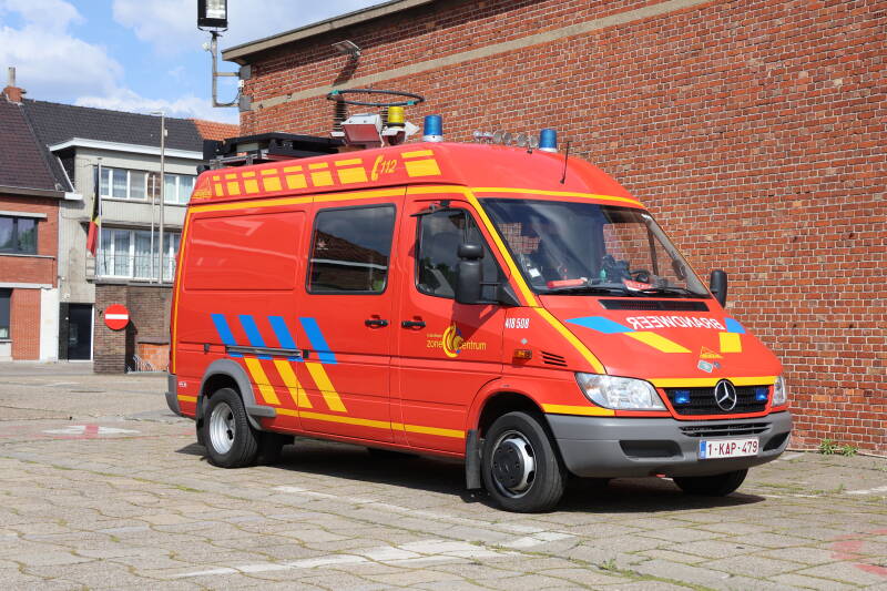Sigalisatiewagen 418508 Brandweerzone Centrum post Zelzate