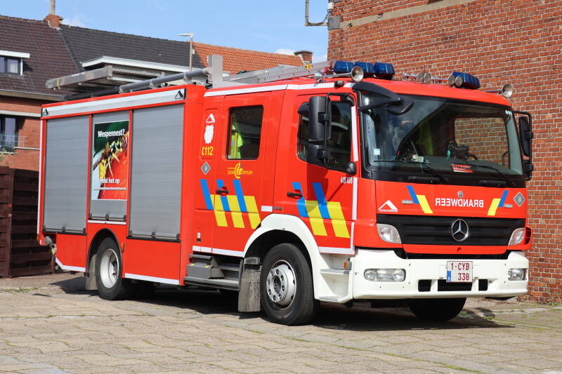 Reserve Autopomp 418106 Brandweerzone Centrum post Zelzate