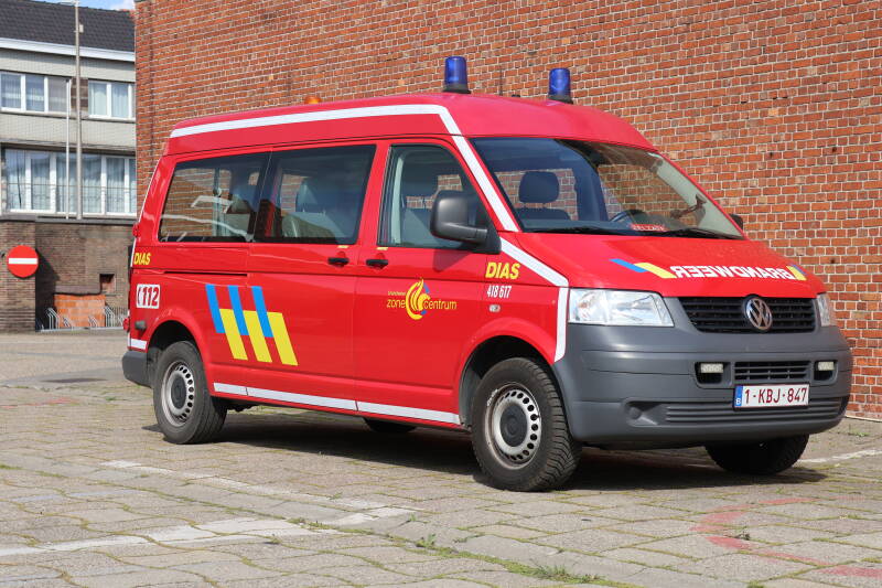Dienstbus 418617 Brandweerzone Centrum post Zelzate