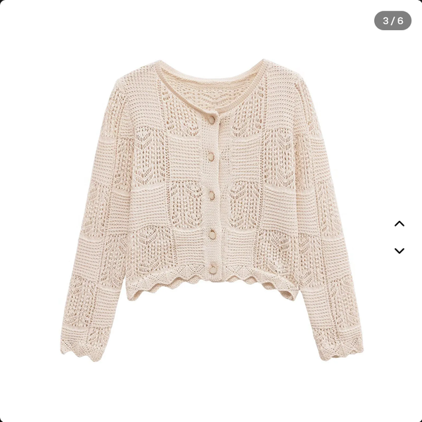 Vintage Gehaakte Top Gypsy