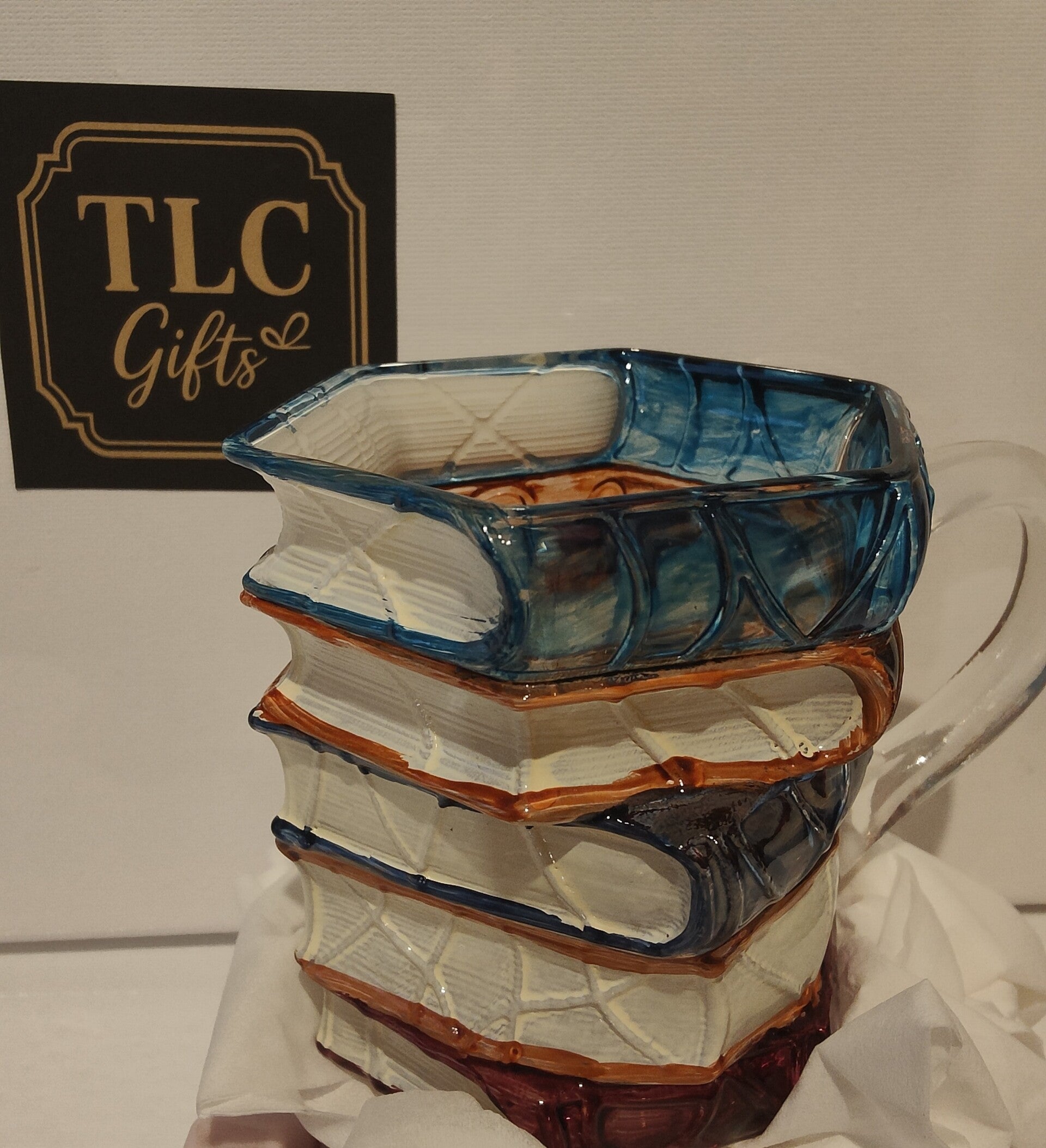 Glass Book Mug