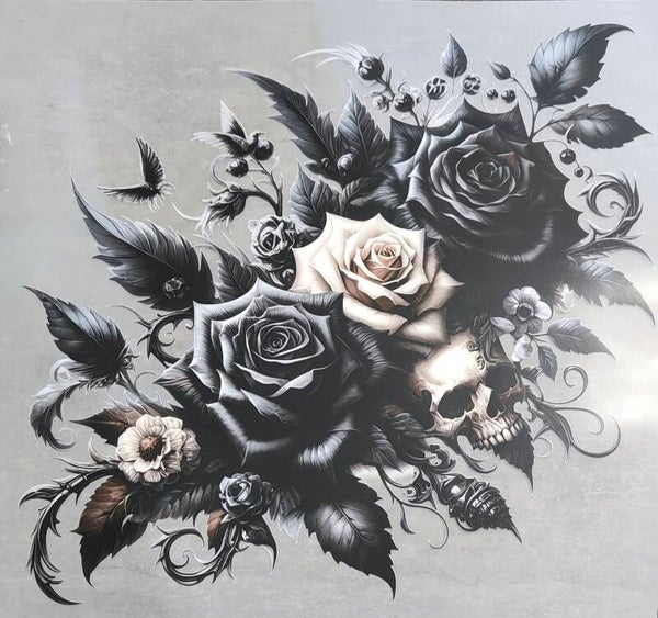 Roses and Skull | Heat Transfer