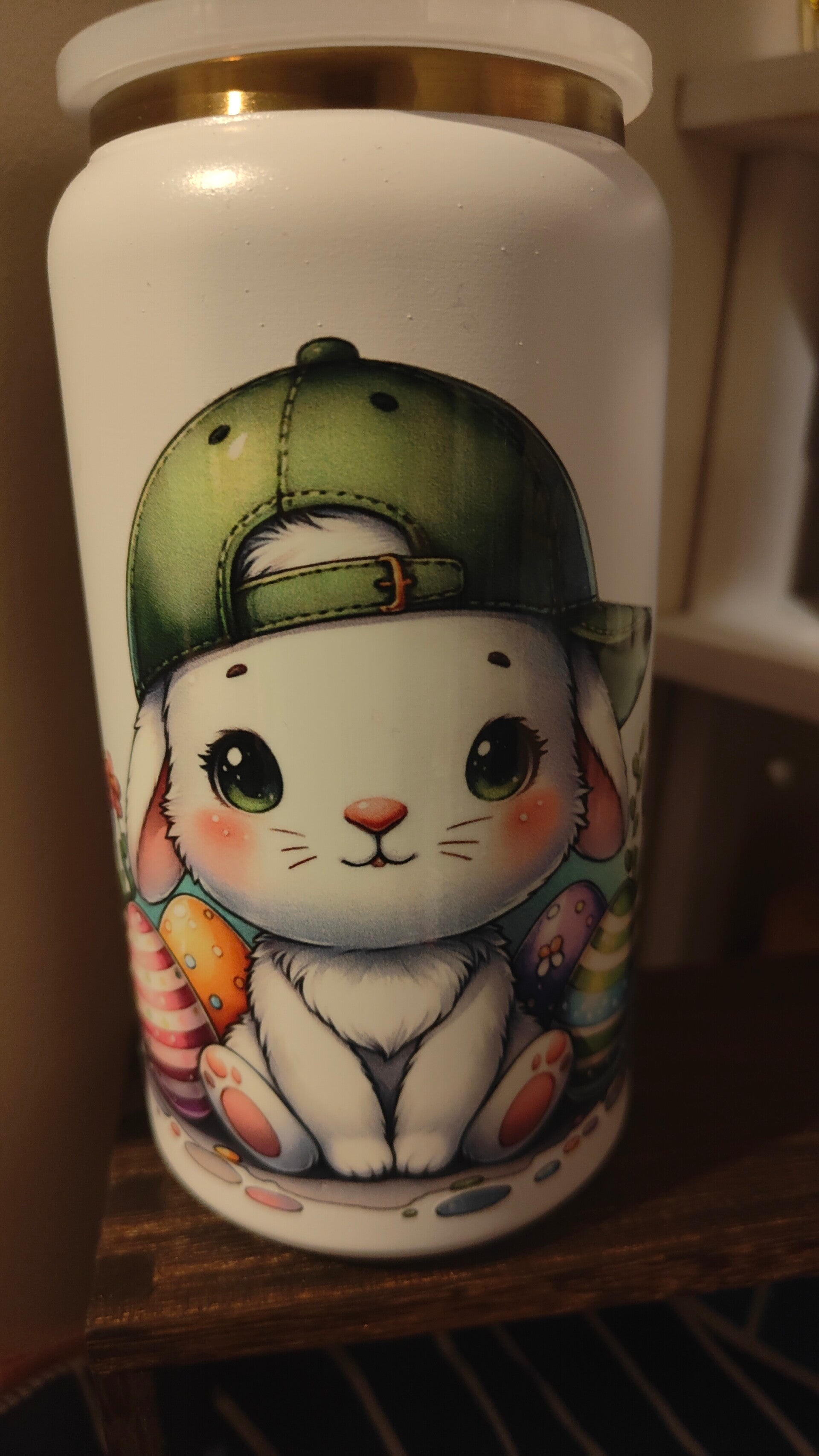 Hip hop bunny Stainless Steel 16oz