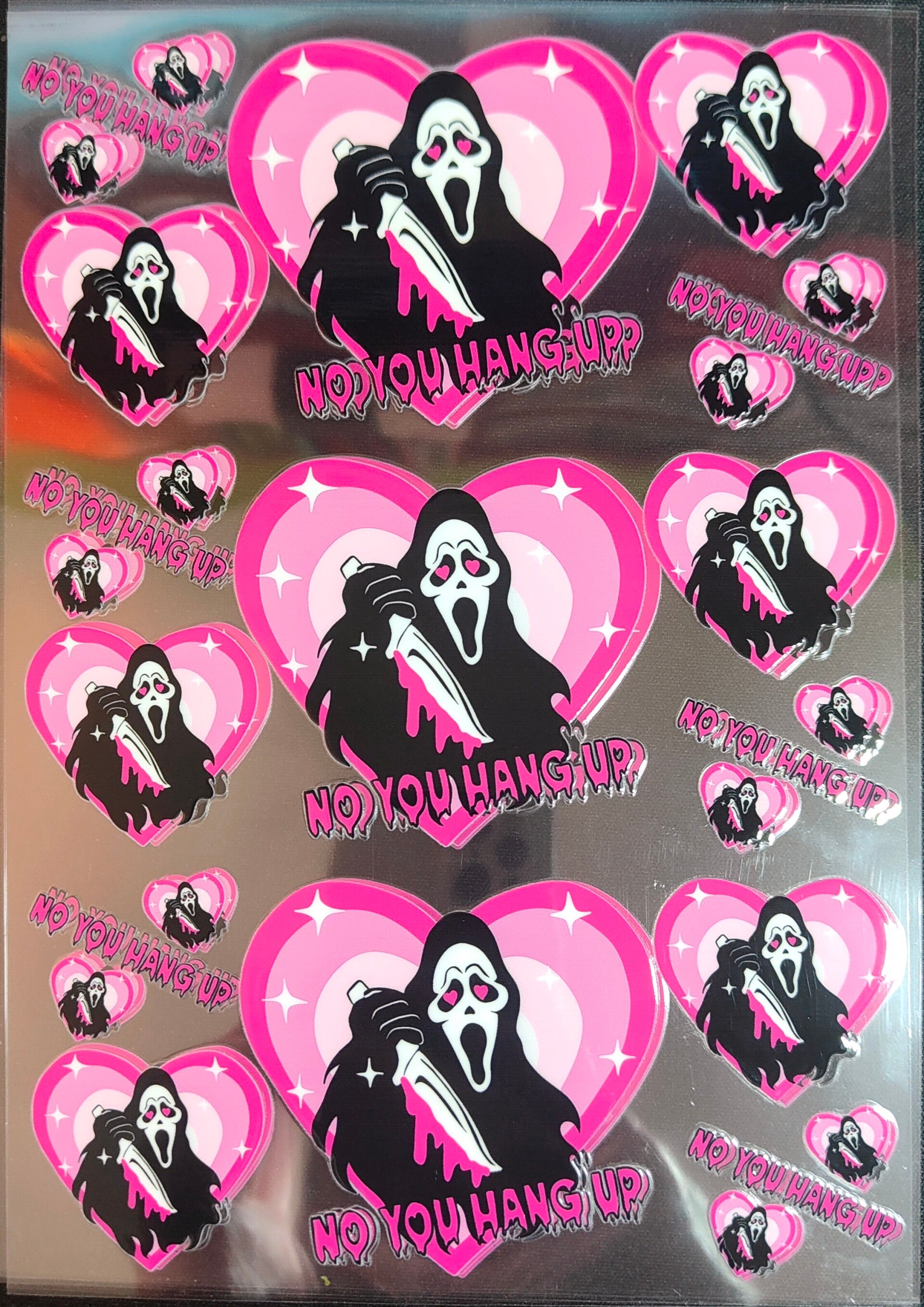 Ghostface pink Heart