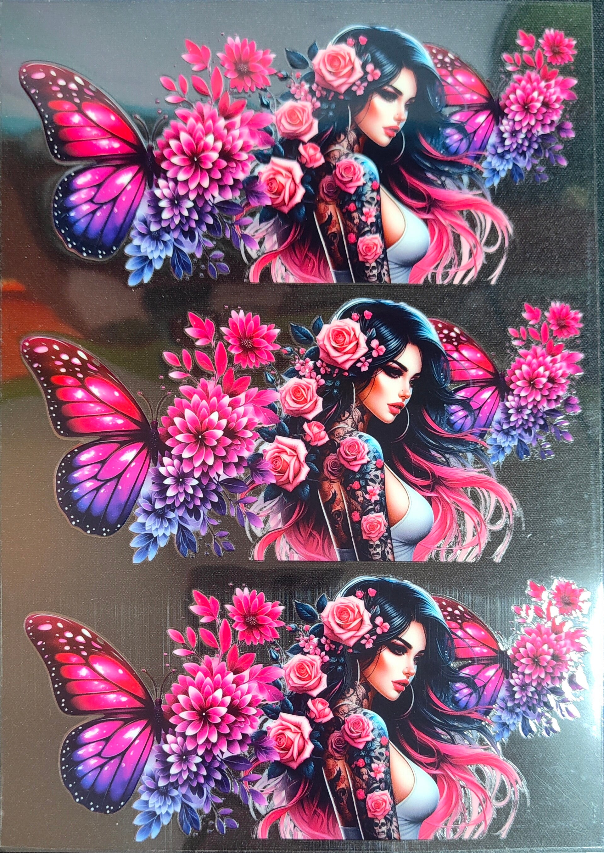 Floral Lady with flowers