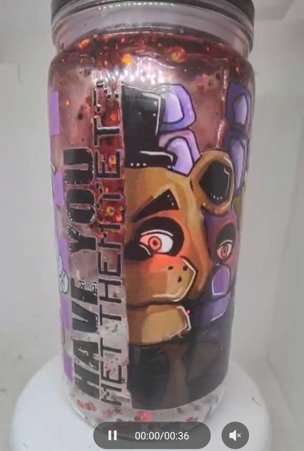 FNAF 16oz Acrylic Blood Drip (Copy)