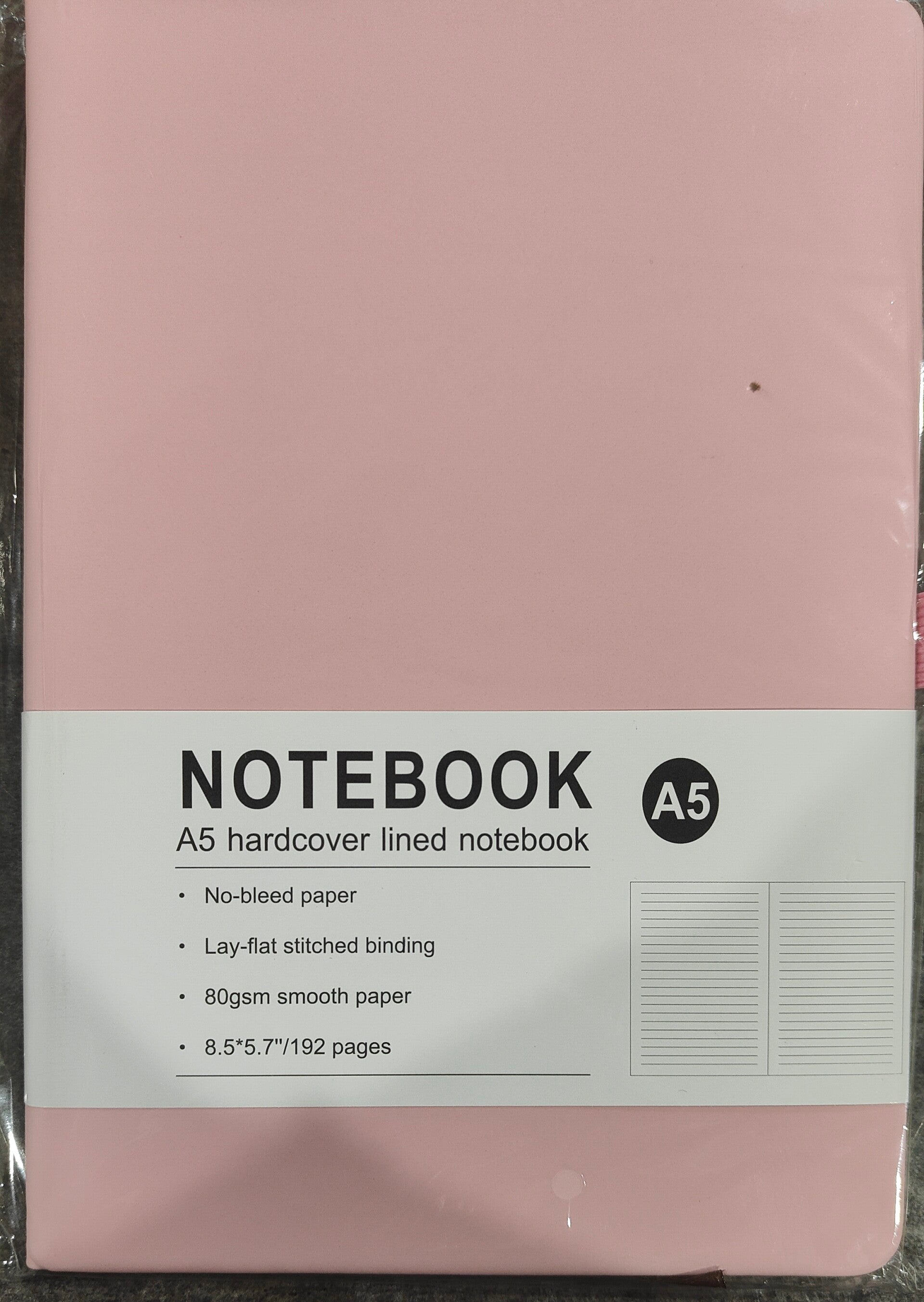 A5 Notrbook Asstd colours