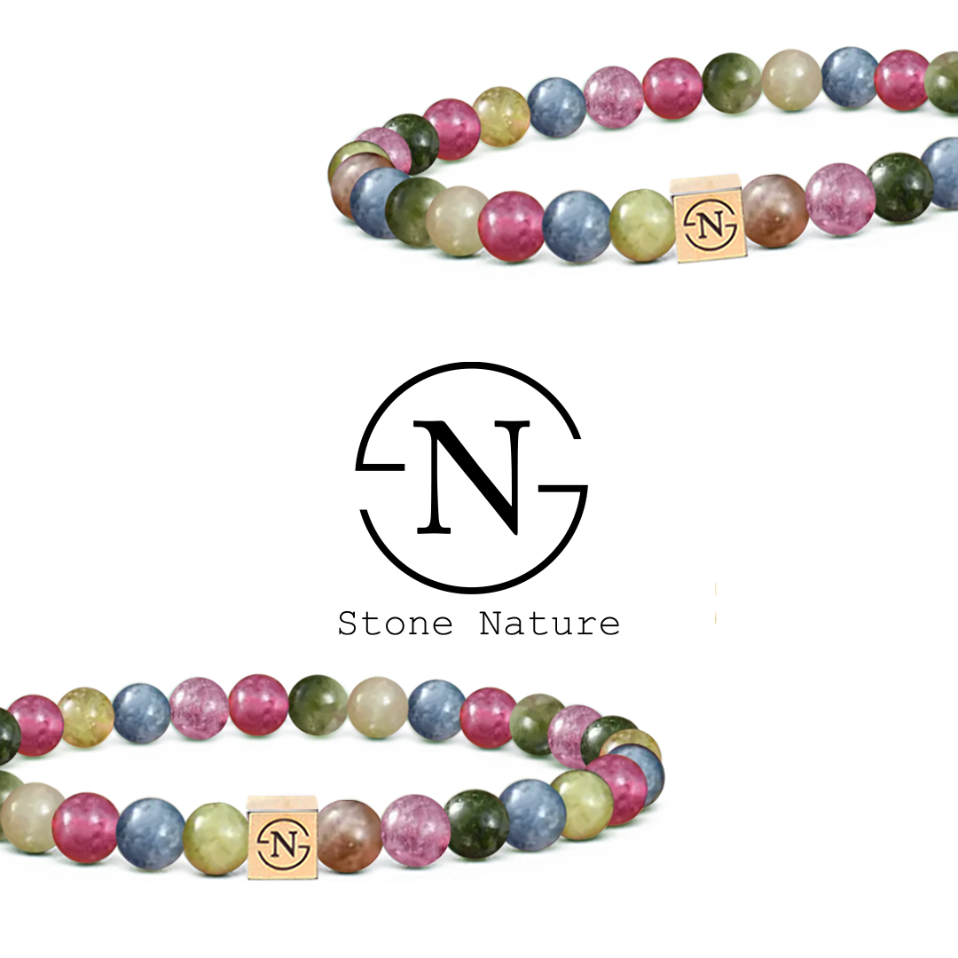 Jade Natuursteen Armband Goud