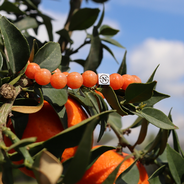 Holland Natuursteen Armband | Oranje