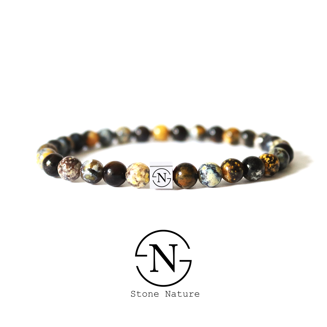 Set van 3 - Balans Armbanden - Agaat & Tijgeroog - Inzicht