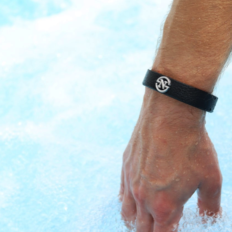 Signature Stone Nature Armband | Zwart