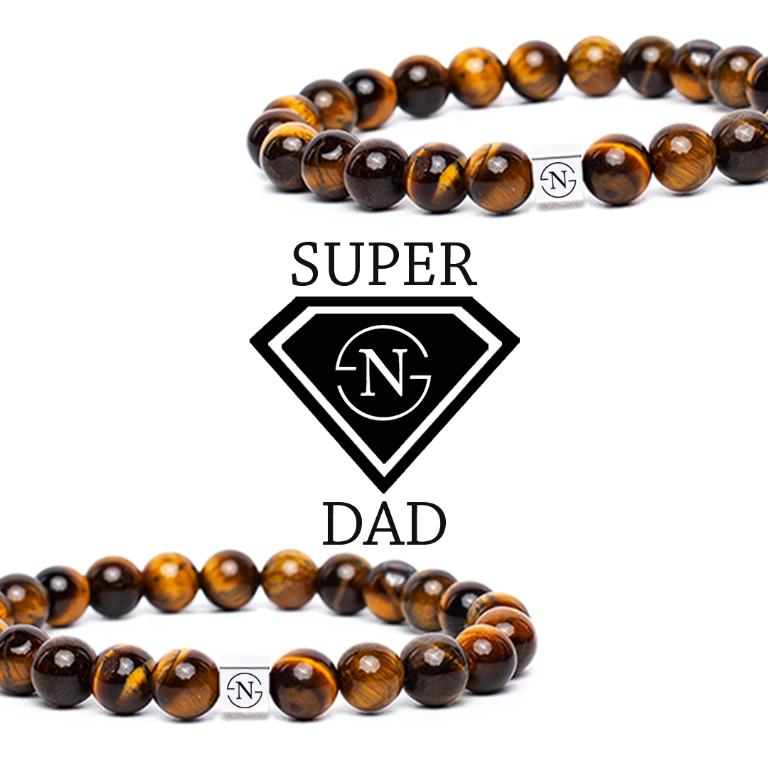 Tijgeroog Heren Armband | Bruin