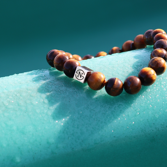 Tijgeroog Natuursteen Dames Armband | Bruin