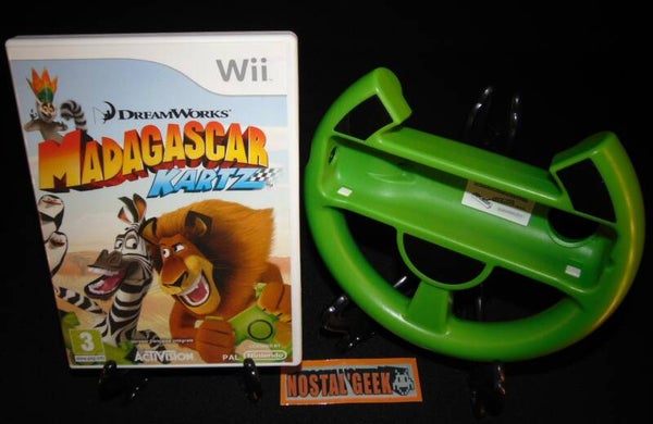 Madagascar Kartz + Volant  / WII / Complet
