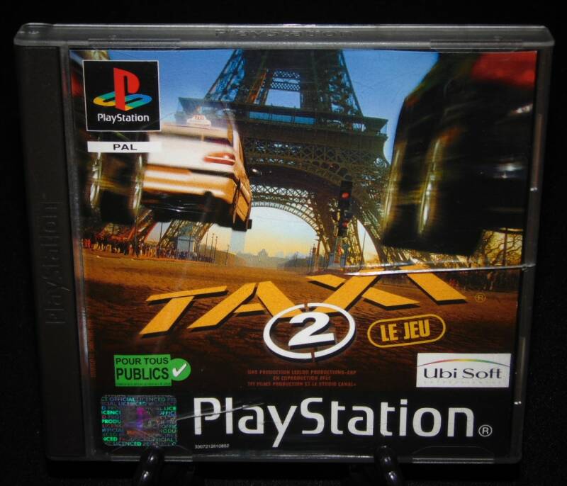 Jeu PS1 TAXI 2 - Version PAL, Testé Et Resurfacé Si Besoin - État Correct