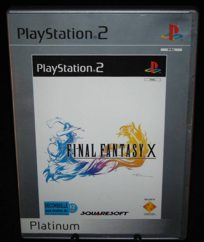 Jeu Final Fantasy X – Sony PS2 – Version PAL Platinum – Avec Boîtier Et Manuel