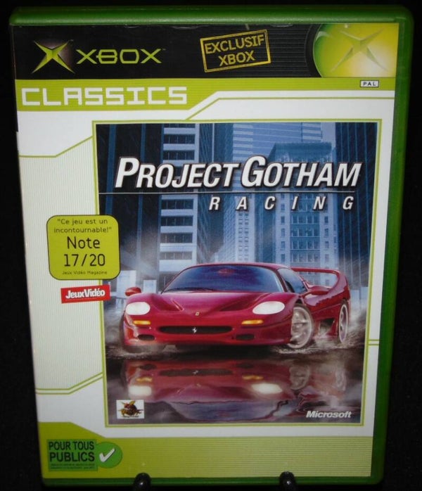 Project Gotham Racing / Xbox / En Boite / Classics Fr.