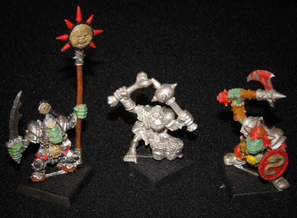 3 Etat Major Orques / Metal / Warhammer