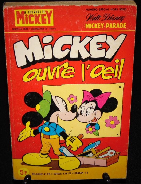 Mickey ouvre l'œil / Mickey Parade N°60 - 1381 Bis / BD Disney