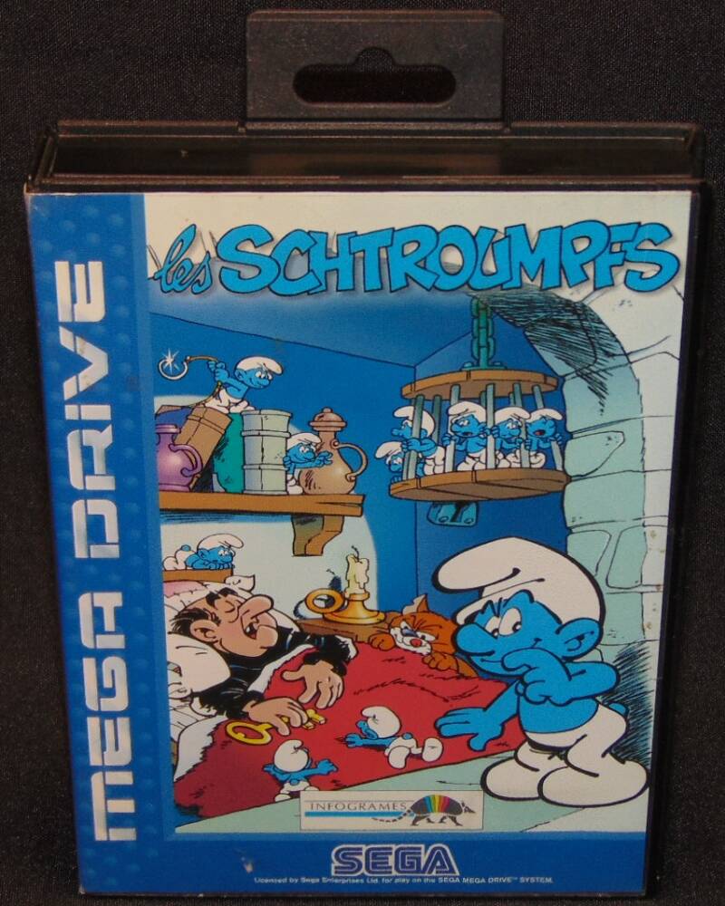 Jeu Les Schtroumpfs Sur Sega Game Gear – Cartouche Loose, PAL, Bon état