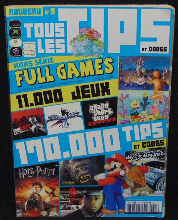 Tous les Tips / HS Full Games N°5 TBE! / Astuces & Tips