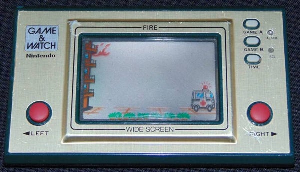Fire / Nintendo Game & Watch / En Loose TBE Pour Pièces!