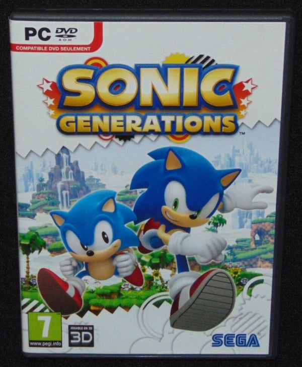 Sonic Générations / Jeu PC / Complet Fr.