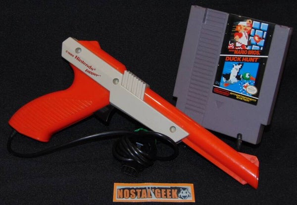 Zapper + Jeu Mario & Duck Hunt / Nintendo NES / En Loose