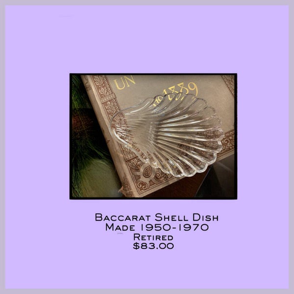 Baccarat Shell Dish