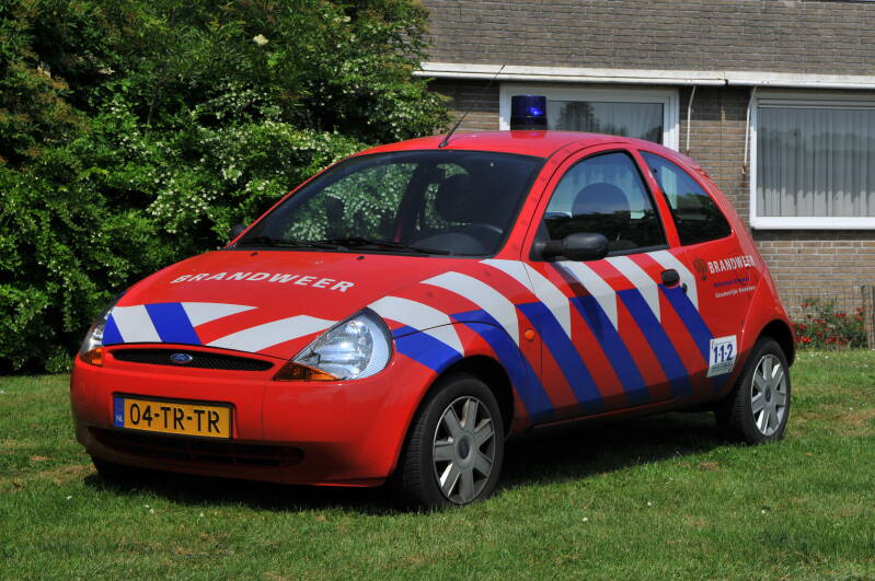 Kenteken: 04-TR-TR Roepnummer: DA50-6? > DA50-7? Type voertuig: DA Merk &amp; Type: Ford Ka 1,3 Opbouw: Bouwjaar: 2007 In dienst: 2007 Uit dienst: 2015 Standplaats: Rozenburg