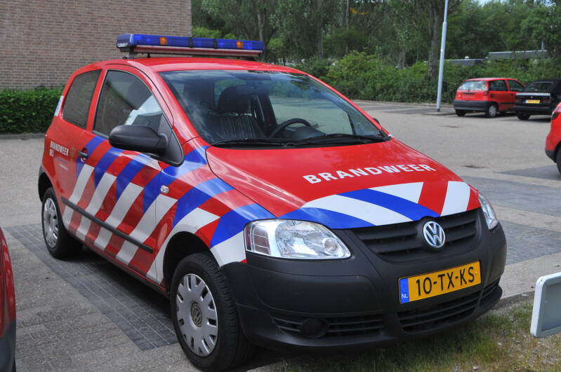 Kenteken: 10-TX-KS Roepnummer: 063 Type voertuig: DA-PR Merk &amp; Type: Volkswagen Fox 1,4D Opbouw: Bouwjaar: 2007 In dienst: 2007 Uit dienst: 2015