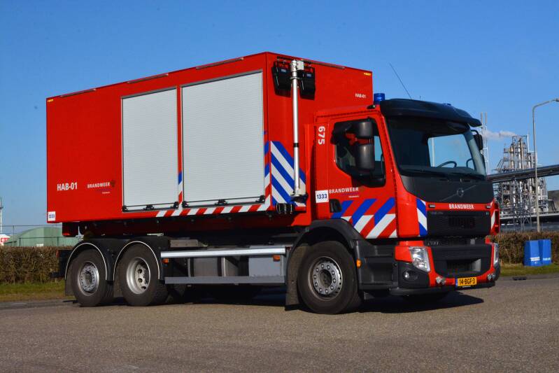 Kenteken: 14-BGF-3 Roepnummer: 18-675 Type voertuig: HA Merk &amp; Type: Volvo FE280(6x2) Opbouw: Multilift Bouwjaar: 2015 In dienst: 2015 Uit dienst: