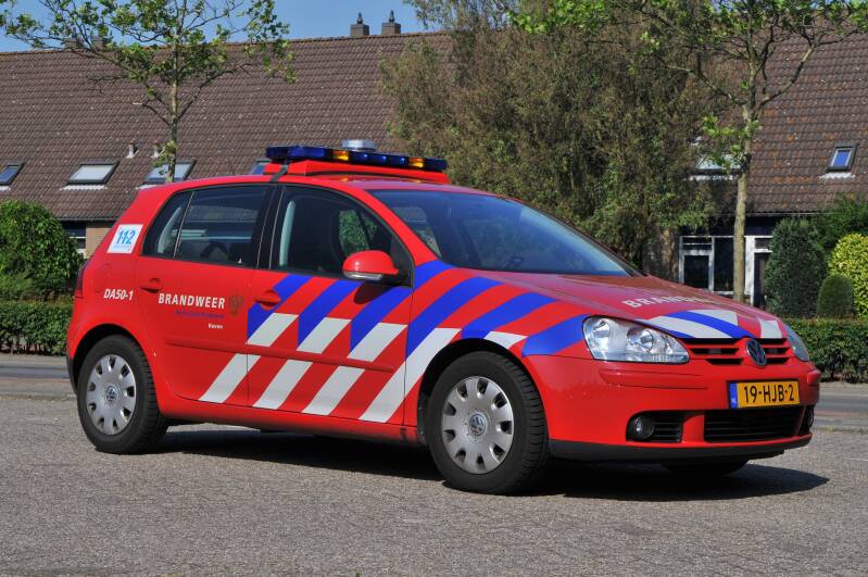 Kenteken: 19-HJB-2 Roepnummer: DA50-1 Type voertuig: DA-PR Merk &amp; Type: Volkswagen Golf 1,9TDi Opbouw: Bouwjaar: 2009 In dienst: 2009 Uit dienst: 2017 Standplaats: Hoogvliet