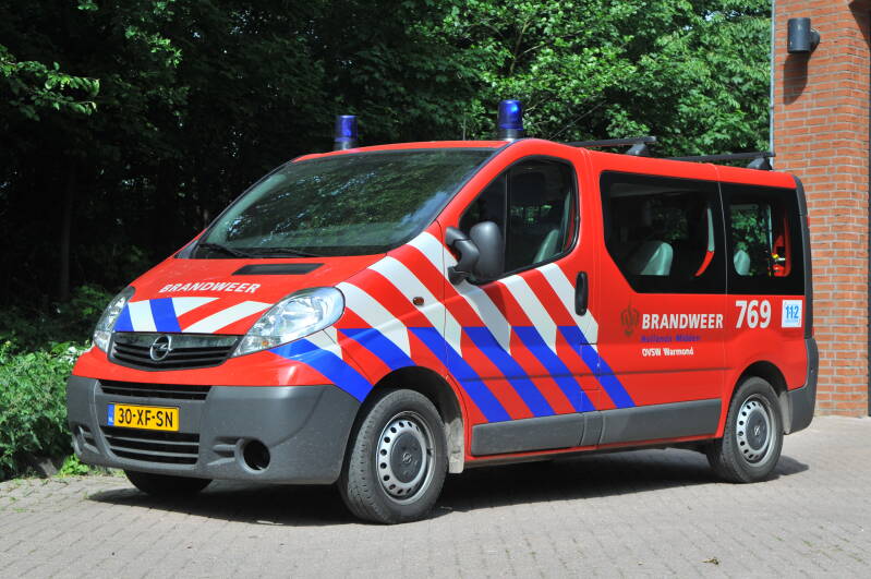 Kenteken: 30-XF-SN Roepnummer: 66-769 > 16-1300 Type voertuig: DB9 Merk &amp; Type: Opel Vivaro-Combi Opbouw: Bouwjaar: 2007 In dienst: 2007