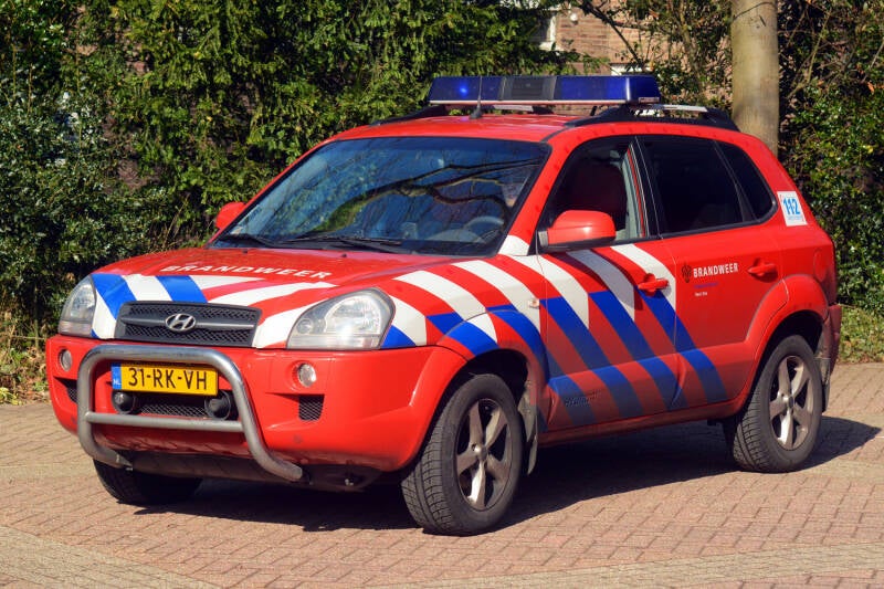 Kenteken: 31-RK-VH Roepnummer: 80-497 Type voertuig: DA-OD Merk &amp; Type: Hyundai Tucson 2.0CRDi Opbouw: Bouwjaar: 2005 In dienst: 200. Uit dienst:... Afkomstig van brandweer Lith
