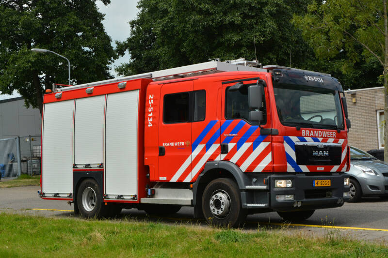 Kenteken: 41-BDG-3 Roepnummer: 25-5134 Type voertuig: TS7 LD3000 HD250 T1500 Merk &amp; Type: MAN 15.250BL[TGM] Opbouw: DRV-Jöhstadt Bouwjaar: 2013 In dienst: 2013 Uit dienst: 2019. Naar Urk.