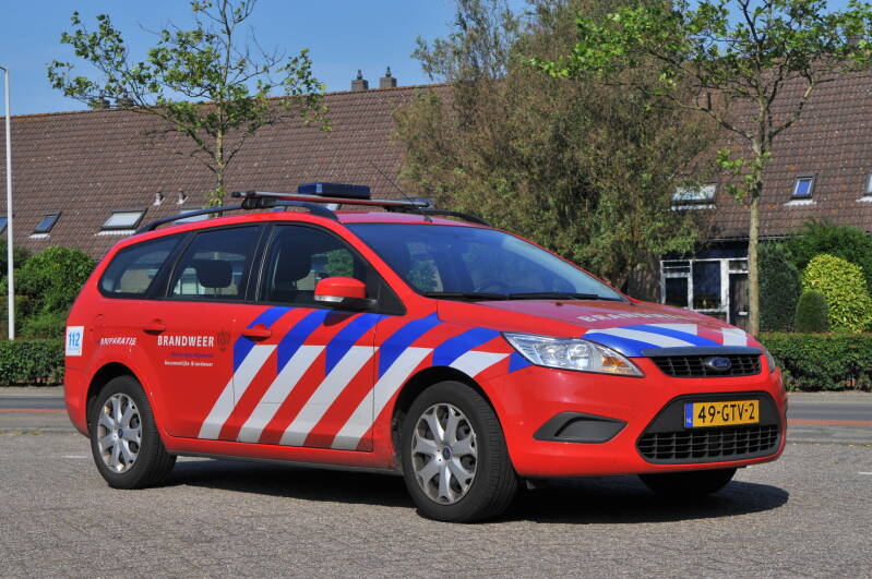Kenteken: 49-GTV-2 Roepnummer: PREPARATIE Type voertuig: DA Merk &amp; Type: Ford Focus-Wagon 1,6i Opbouw: Bouwjaar: 2008 In dienst: 2008 Uit dienst: 2013 Standplaats: Rozenburg