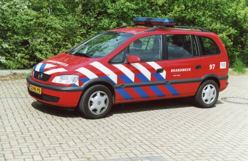 Kenteken: 53-HL-PD Roepnummer: CA07 > 97 Type voertuig: DA-TD Merk &amp; Type: Opel Zafira Opbouw: Bouwjaar: 2001 In dienst: 2001 Uit dienst: