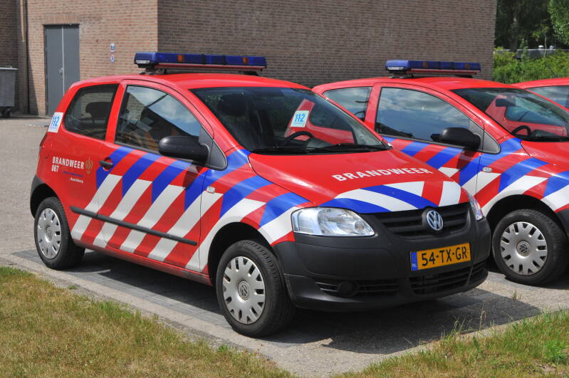 Kenteken: 54-TX-GR Roepnummer: 067 Type voertuig: DA-PR Merk &amp; Type: Volkswagen Fox 1,4D Opbouw: Bouwjaar: 2007 In dienst: 2007 Uit dienst: 2015