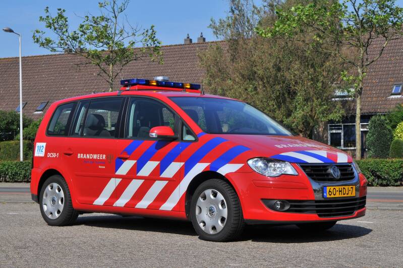 Kenteken: 60-HDJ-7 Roepnummer: DC50-1 Type voertuig: DA Merk &amp; Type: Volkswagen Touran 2.0TDi Opbouw: Bouwjaar: 2009 In dienst: 2009 Uit dienst: 2017 Standplaats: Hoogvliet