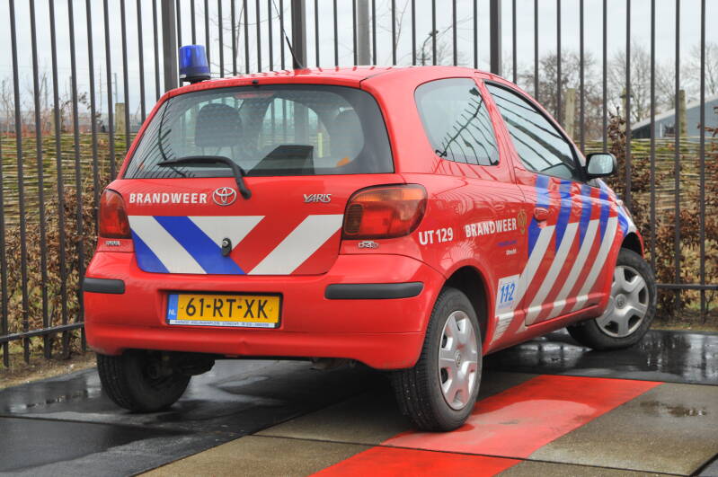 Kenteken: 61-RT-XK Roepnummer: UT129 Type voertuig: DA Merk &amp; Type: Toyota Yaris 1,4D Opbouw: Bouwjaar: 2005 In dienst: 2005 Uit dienst: 2020