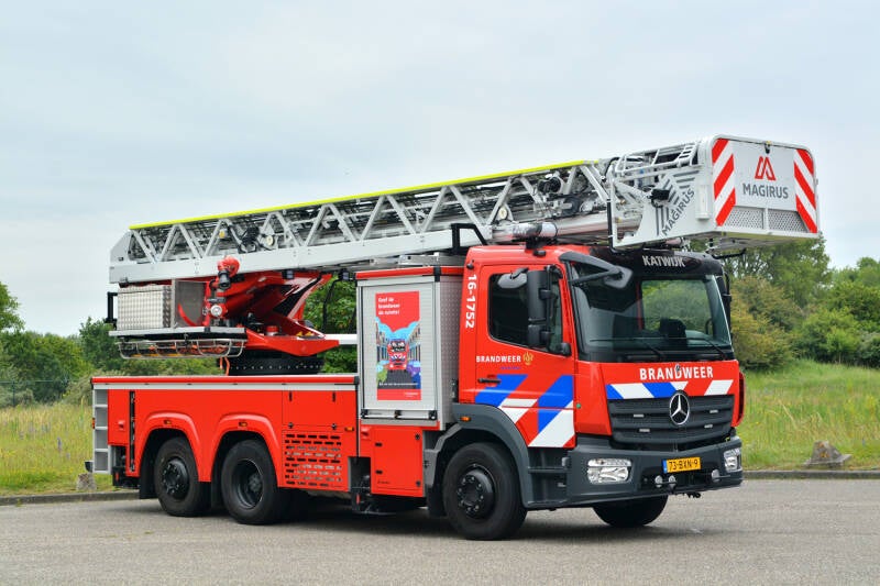 Kenteken: 73-BXN-9 Roepnummer: 16-1752 Type voertuig: AL-K30 Merk &amp; Type: Mercedes Benz 1630F46(6x2) Opbouw: Hilton-Magirus Bouwjaar: 2024 In dienst: 2024 Uit dienst: