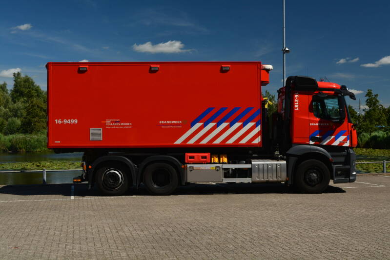 Kenteken: 90-BLP-4 Roepnummer: 16-3181 Type voertuig: HA Merk &amp; Type: Mercedes Benz 2842LENA56(6x4)[Antos] Opbouw: Multilift Bouwjaar: 2018 In dienst: 2018 Uit dienst: