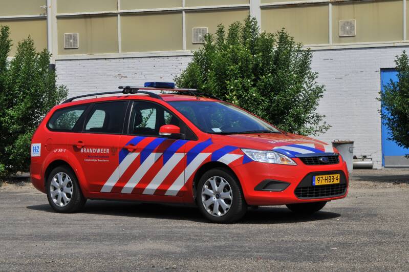 Kenteken: 97-HBB-4 Roepnummer: LP50-1 Type voertuig: DA Merk &amp; Type: Ford Focus-Wagon 1,6i Opbouw: Bouwjaar: 2008 In dienst: 2008 Uit dienst: 2013 Standplaats: Rozenburg
