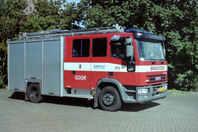 Kenteken: BF-XX-36 Roepnummer: 673 > 05-1471 Type voertuig: HV-2 / PM7 [MS-LD2800] Merk &amp; Type: Iveco ML120E23[EuroCargo] Opbouw: Mucar [-Godiva] Bouwjaar: 1997 In dienst: 1997 Uit dienst: 2013. Geëxporteerd naar: Polen (Kamienica Slaska)