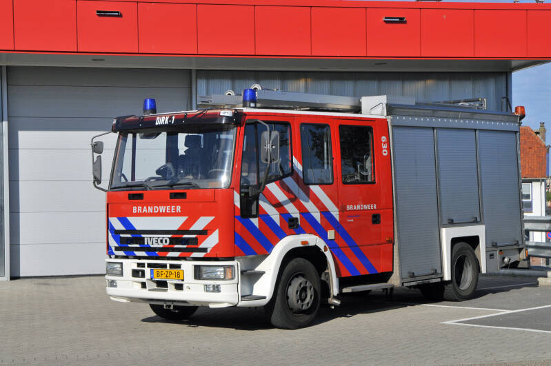 Kenteken: BF-ZP-18 Roepnummer: 630 Type voertuig: TS6 LD3200 HD250 T1500 Merk &amp; Type: Iveco ML120E12[EuroFire] Opbouw: Hoogstaal-Godiva Bouwjaar: 1997 In dienst: 1997 Uit dienst: 201. Geëxporteerd naar: Argentinië (Mechongué)