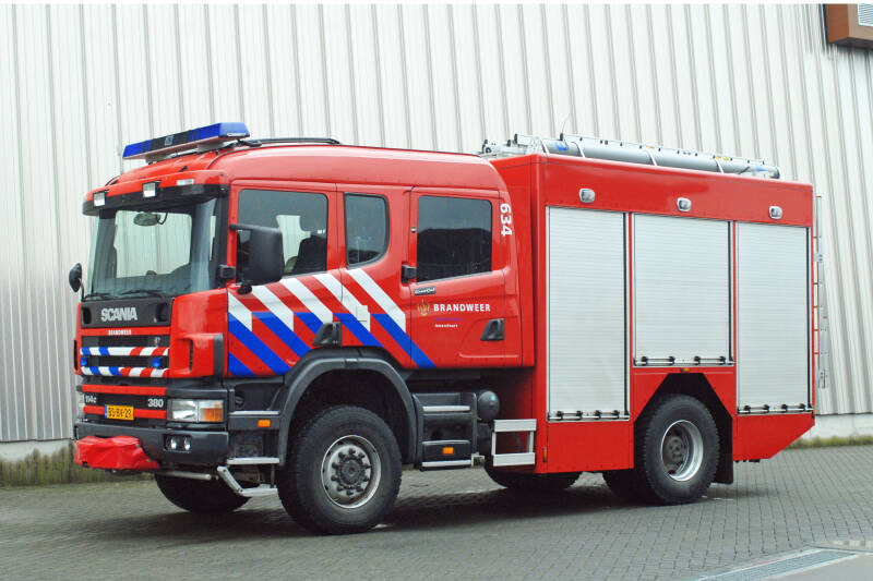 Kenteken: BS-BV-29 Roepnummer: 46-634 > 09-0141  Type voertuig: TS7 LD3250 HD240 T3000 Merk &amp; Type: Scania P114CB(4x4)380 Opbouw: Cito-Somati-Godiva Bouwjaar: 2006 In dienst: 2006 Uit dienst: 2019