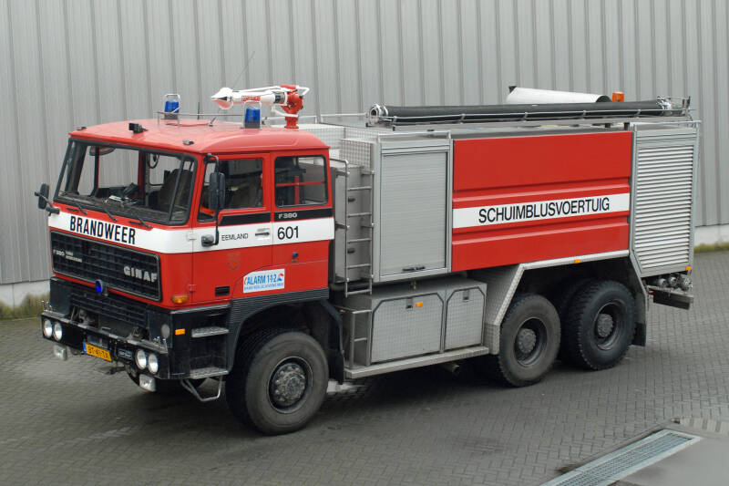 Kenteken: BT-41-TX  Roepnummer: 46-601 Type voertuig: SB3 LD2800 T8000/800 Merk &amp; Type: Ginaf F380DKX490 Opbouw: Ajax-Ziegler Bouwjaar: 1987 In dienst: 1987 Uit dienst: 2012. Opmerkingen: Regionaal voertuig.      